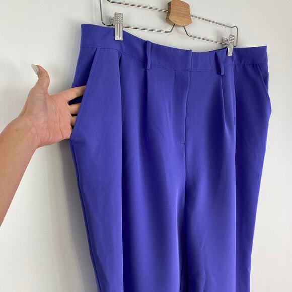 NWOT Fashion to Figure Purple Trousers Plus Size 1X - Picture 4 of 8